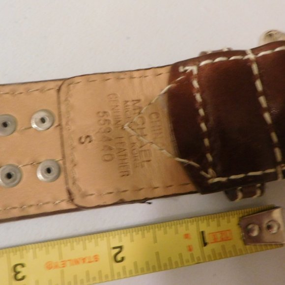 Michael Kor's Leather Studded Women's Belt  EUC - Picture 7 of 7